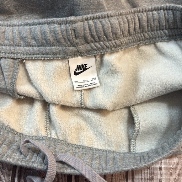 Nike Three Pocket Fleece Straight Leg Gray Sweatpants size 3X - Picture 3 of 5
